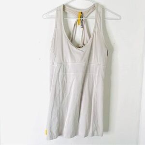 Lolë Light Grey Racerback Tank Top